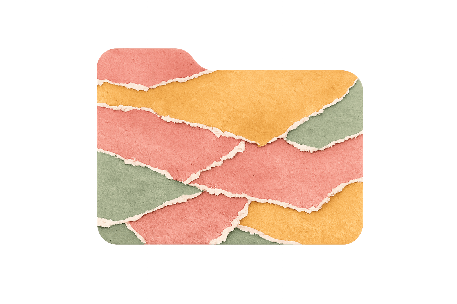 Torn Paper folder icon